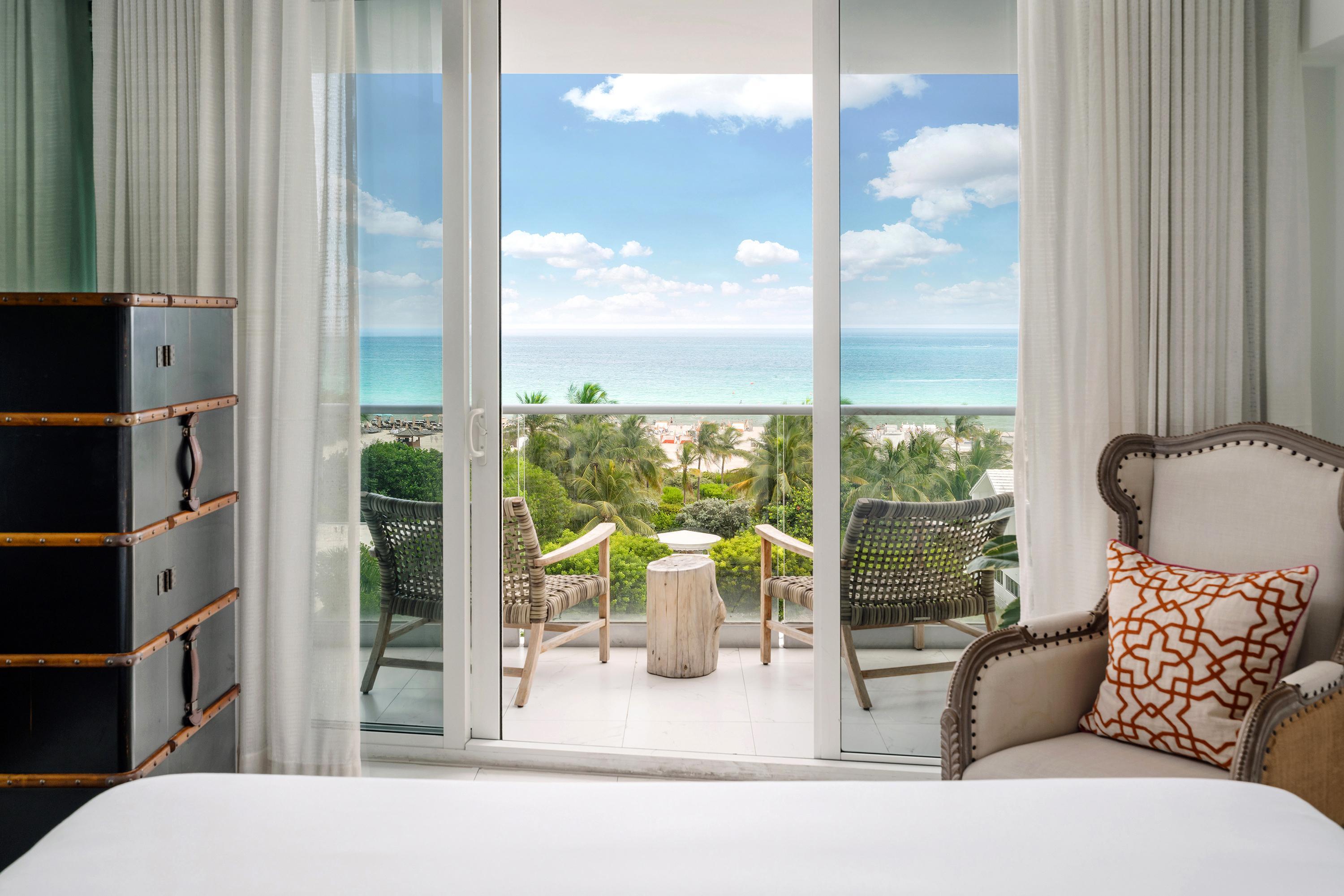 Nautilus Sonesta Miami Beach Exteriér fotografie Ocean view from a bedroom