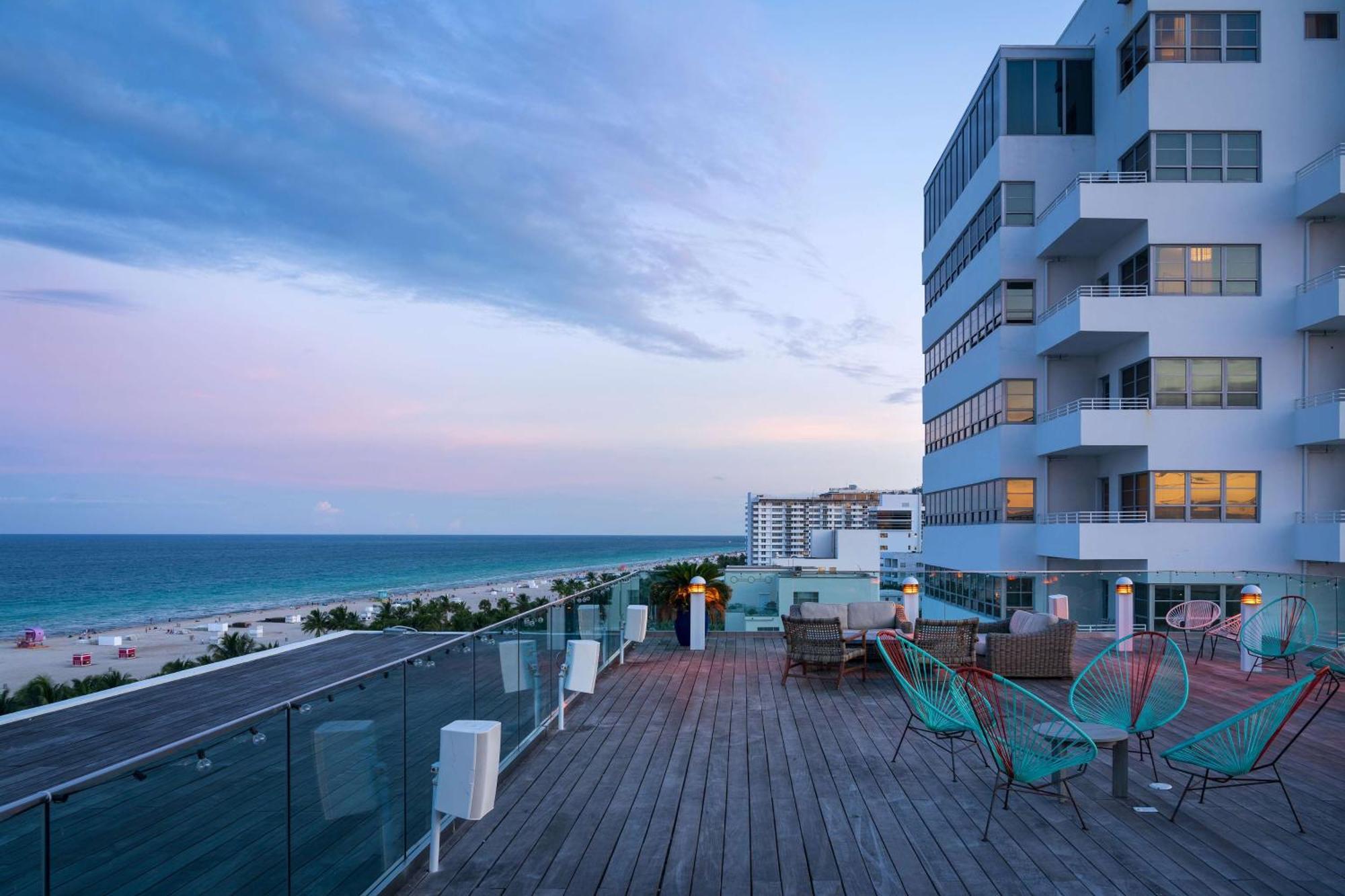 Nautilus Sonesta Miami Beach Exteriér fotografie View from the rooftop